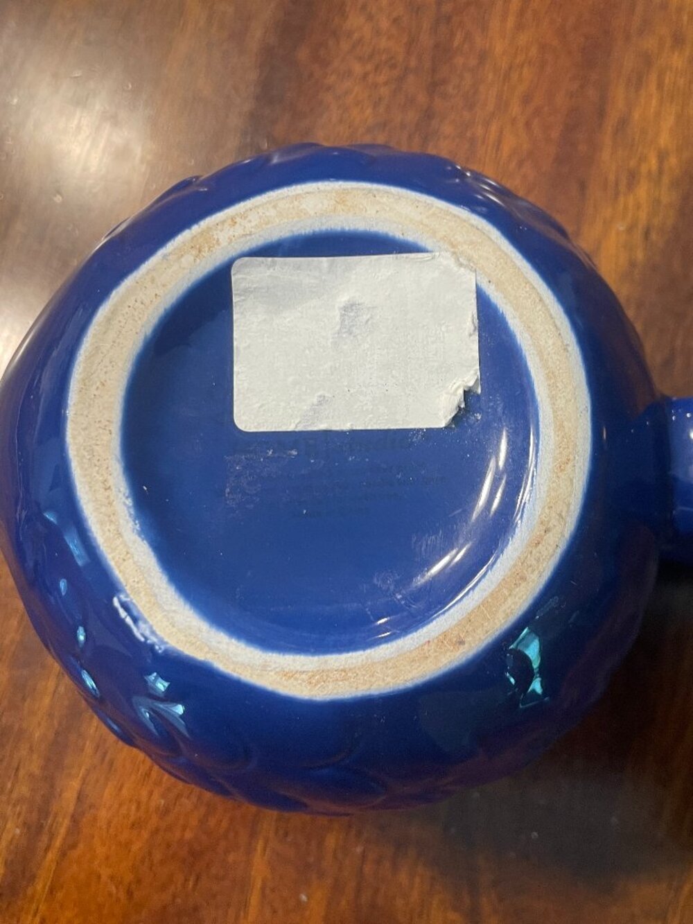 Home Studio Coastal Collection Cobalt Blue Fish Mug Ceramic Nautical! - Picture 5 of 6